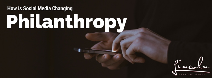 How is Social media changing philanthropy