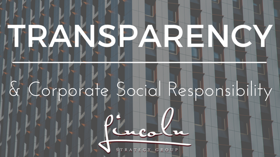 Lincoln Strategy Group Transparency and CSR