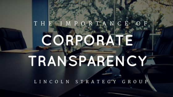 Lincoln Strategy Group Corporate Transparency